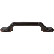 Decorative Spoon-Footed Zinc Pull BRONZE